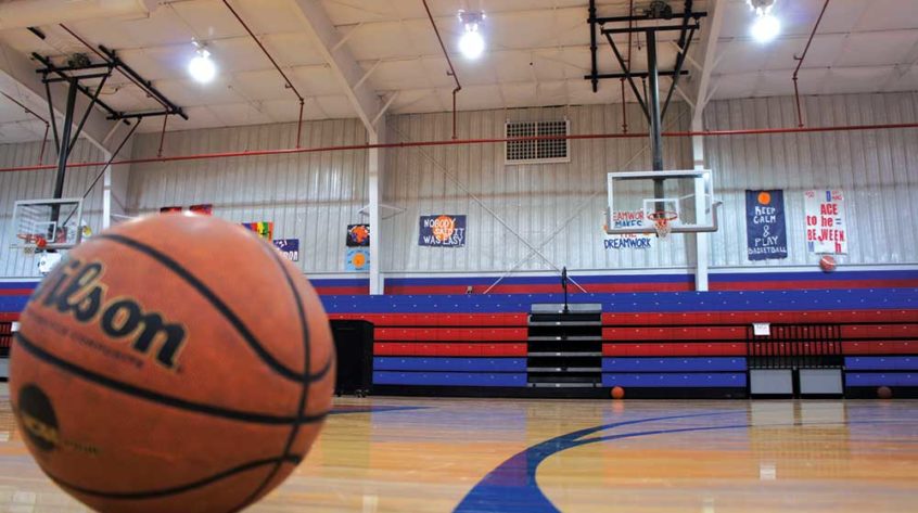 Johnson Air-Rotation School Basketball Gymnasium