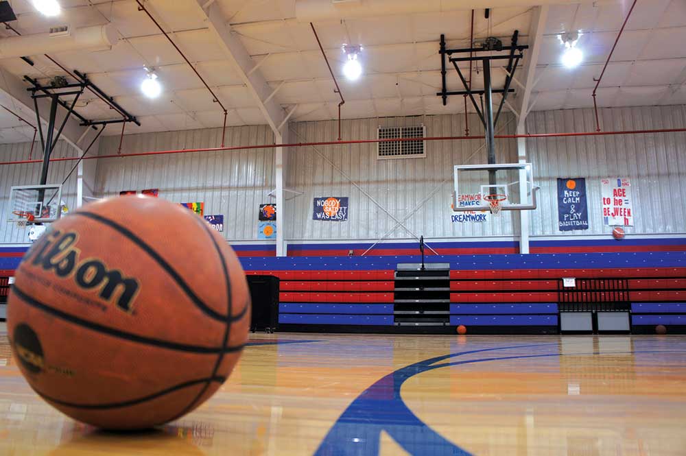 Johnson Air-Rotation School Basketball Gymnasium